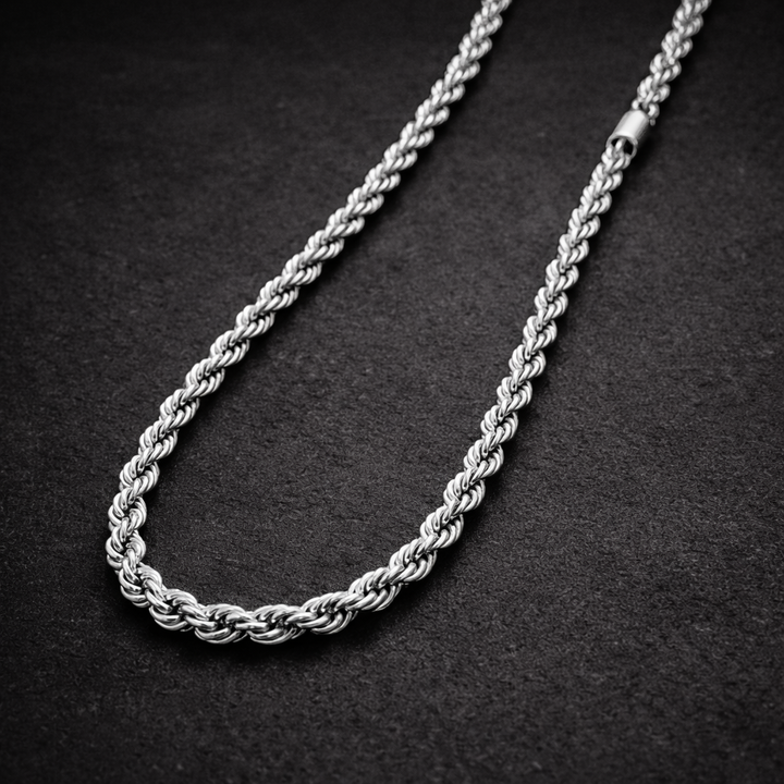 Rope Chain — 925 Sterling Silver & 18k Gold | SDG – My Store